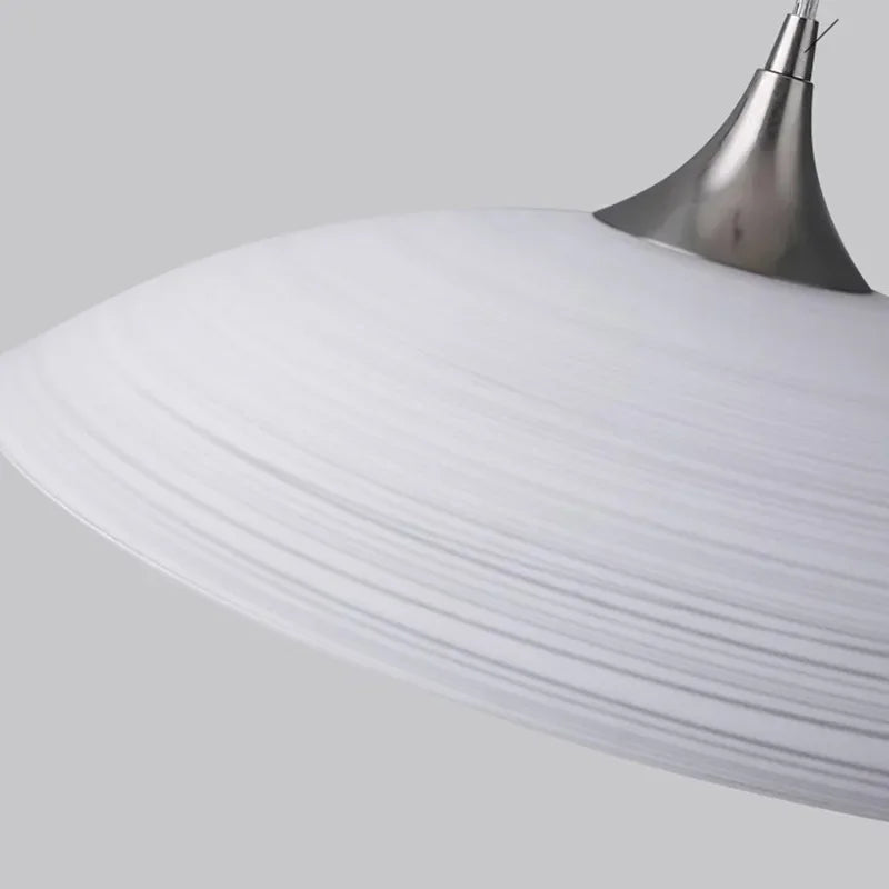 Designer glass pendant light for contemporary interiors and restaurants - vue 6 sur 7