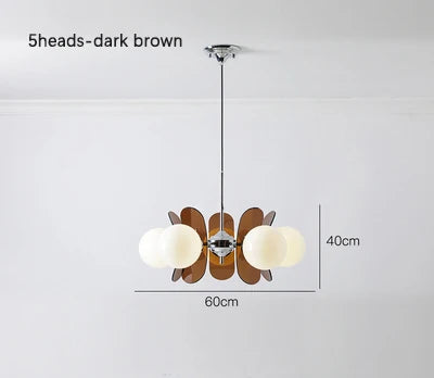 Vintage glass chandelier for elegant interior decor