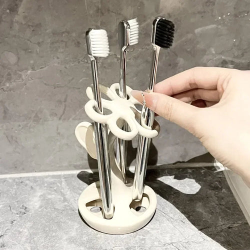 stylish storage holder for brushes and makeup - vue 4 sur 9