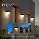 Modern waterproof solar wall light for outdoor garden