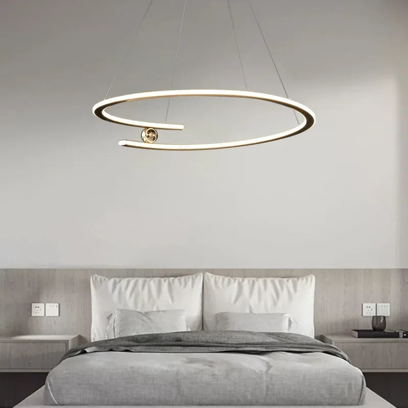 Modern LED pendant light decorative indoor fixture