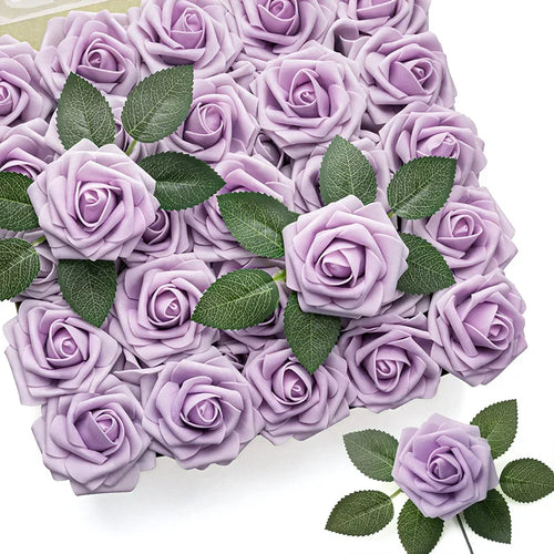 Set of 25 artificial roses for wedding and party decorations - vue 12 sur 11