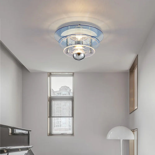 Nordic designer UFO acrylic ceiling light for home decor - vue 4 sur 14