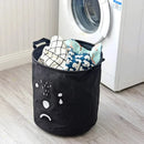 foldable cotton and linen waterproof laundry basket
