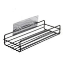 Japanese style wrought iron shelf wall storage rack