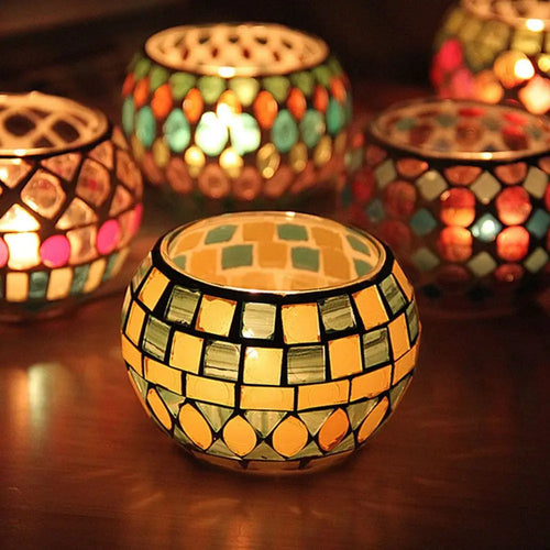 Moroccan votive candle holder for elegant home decor - vue 2 sur 11