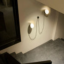 Nordic glass wall light for elegant interior decor