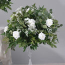 Artificial flower ball white rose arrangement wedding decoration
