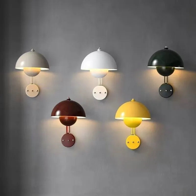 Modern flower bud wall light E27 - vue 4 sur 6