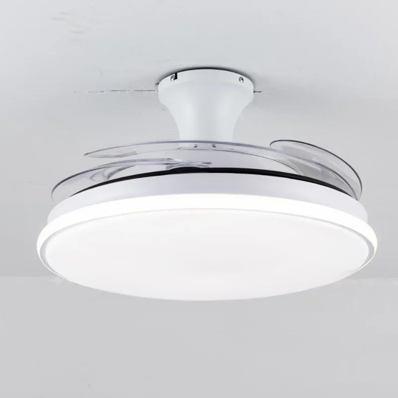 Smart ceiling light with remote control and invisible LED lighting