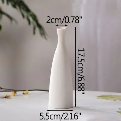 modern ceramic vase for dried flowers handmade decoration - vue 10 sur 12