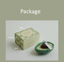 aromatherapy scented candle imitation avocado in soy wax