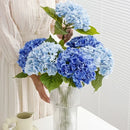Artificial hydrangea flowers for wedding decoration and floral arrangements