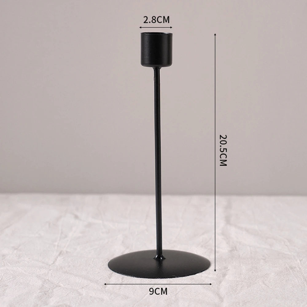 Creative retro metal candle holder for party and wedding decor - vue 12 sur 12