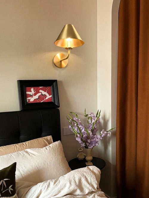 Minimalist anti-rust copper wall light - vue 3 sur 8