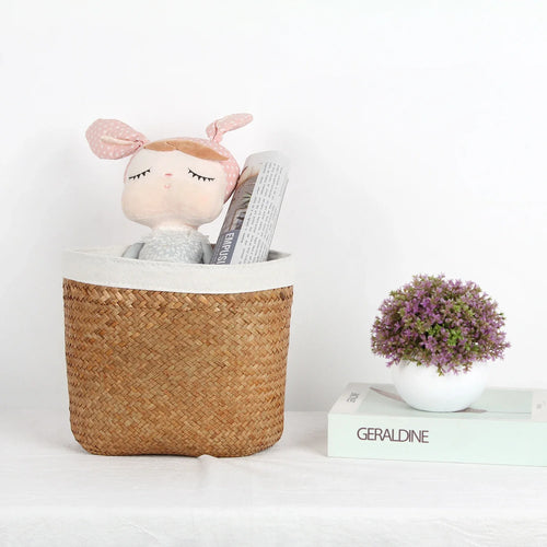 seagrass hanging basket for storage and planting - vue 4 sur 7