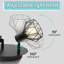 Adjustable LED ceiling spotlight in metal wire for indoor use