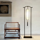 Classic fabric floor lamp for interior decoration