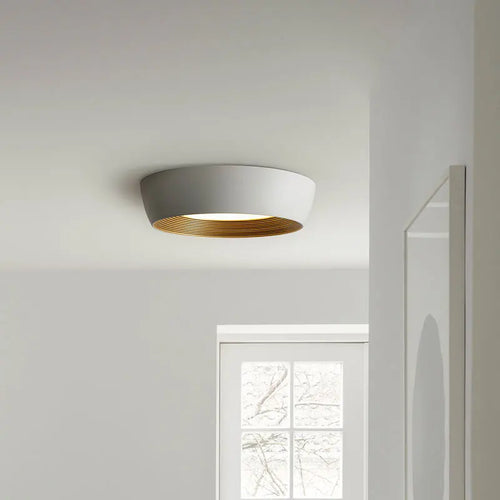 Italian minimalist vortex pattern ceiling light - vue 4 sur 10