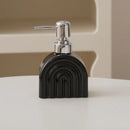 Portable ceramic soap dispenser for shampoo and water
