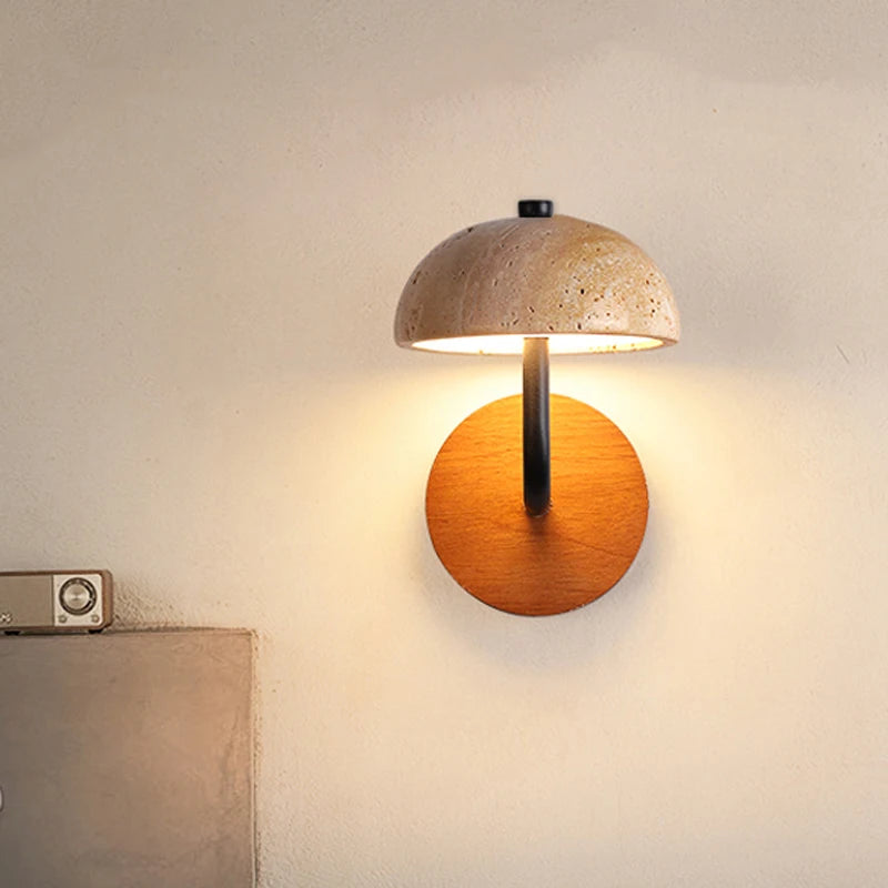 Stone wall light for modern nordic decor