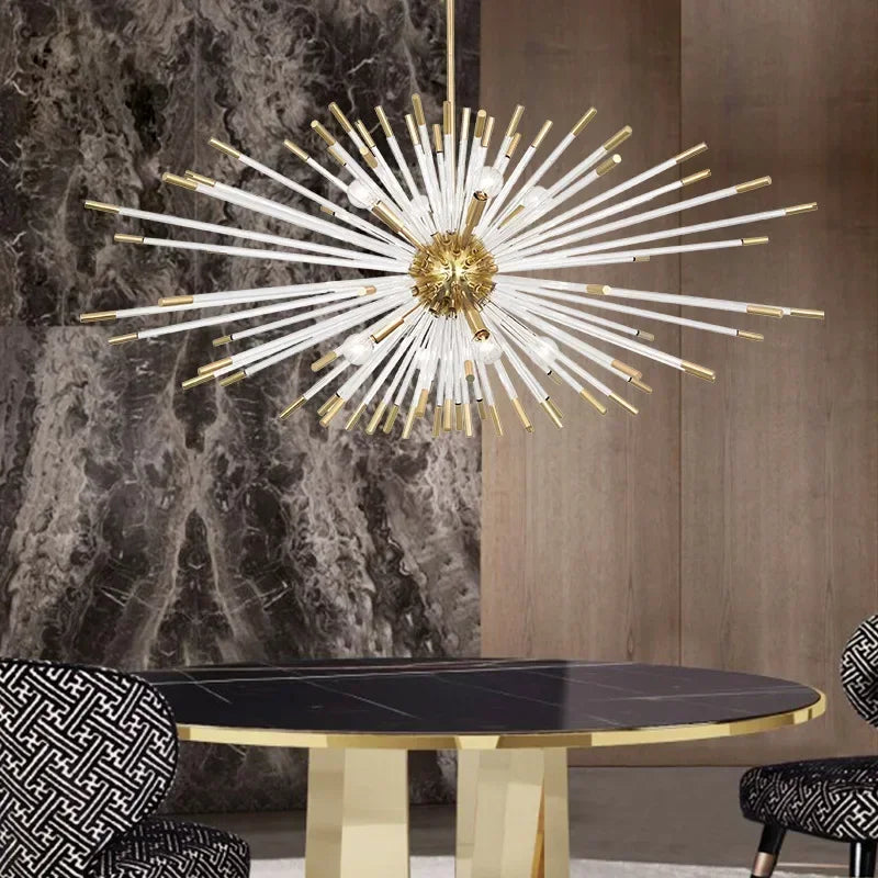 Postmodern dandelion pendant light for elegant interior decor