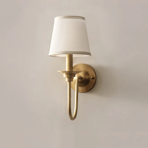American style copper wall light with simple Nordic design - vue 2 sur 7