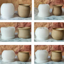 Silicone mould for concrete flower pots