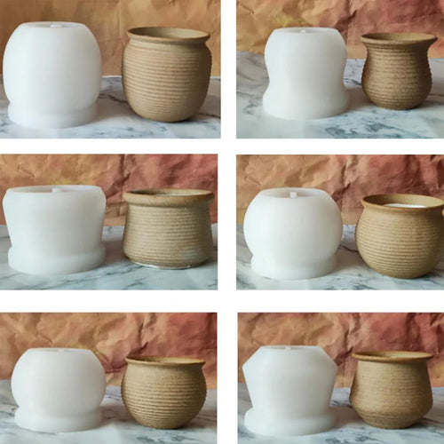 Silicone mould for concrete flower pots - vue 2 sur 11