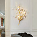 Modern luxury creative crystal LED wall light