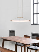 Minimalist circular pendant light for creative modern interior