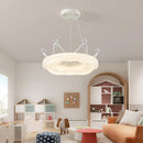 Romantic crown chandelier for little girl's bedroom