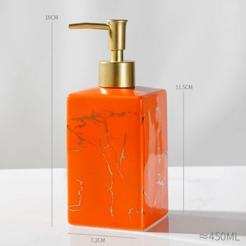 ceramic bottle for disinfectant and shower gel - vue 11 sur 26