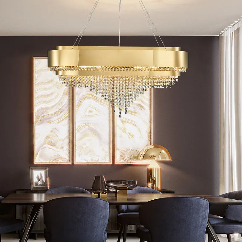 Modern crystal chandelier for elegant decoration