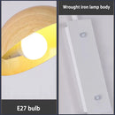 Nordic retro long arm wall light with modern LED design