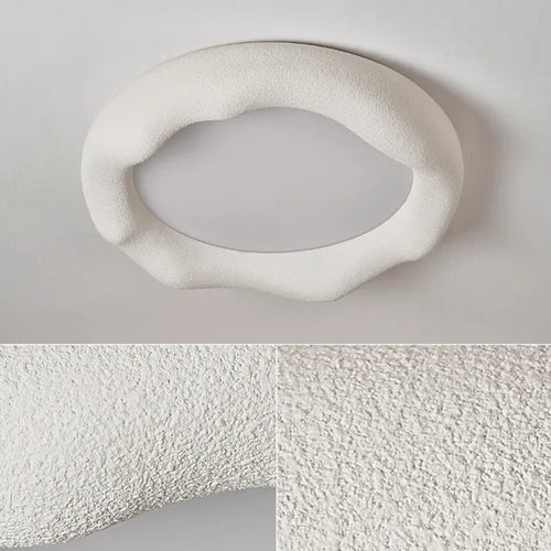 Minimalist wabi sabi cloud ceiling light for soft lighting - vue 7 sur 12