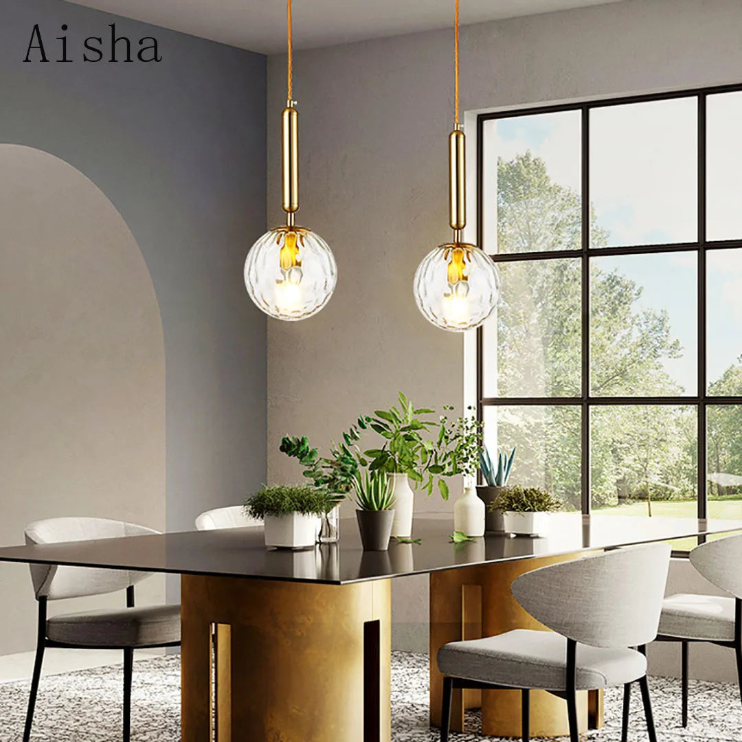 Modern pendant light with elegant LED design