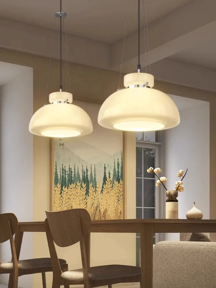 Vintage glass pendant light with modern nordic creative minimalist style