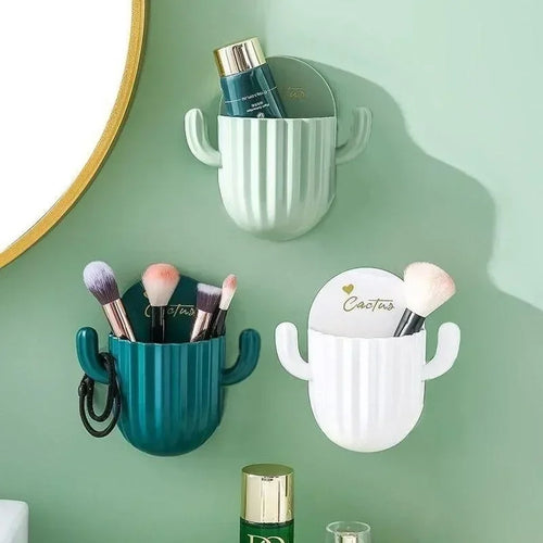 self-adhesive wall holder for bathroom brushes and accessories - vue 3 sur 10