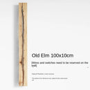 Solid wood wabi sabi wall light for creative decor