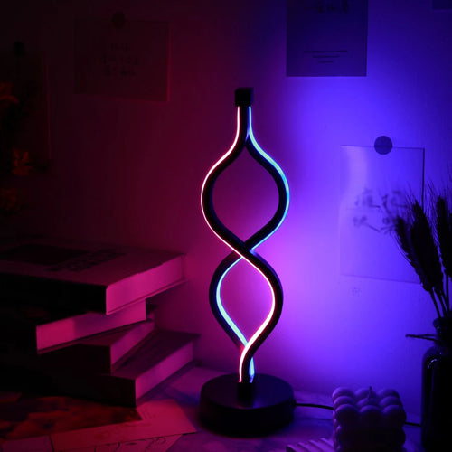 Creative USB twist desk lamp for decoration - vue 5 sur 7