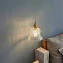 Transparent glass pendant for modern and elegant lighting