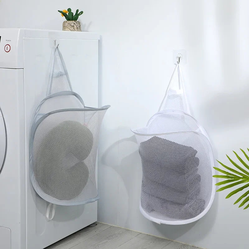 collapsible laundry basket for organized storage