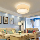 Simple nordic fabric ceiling light