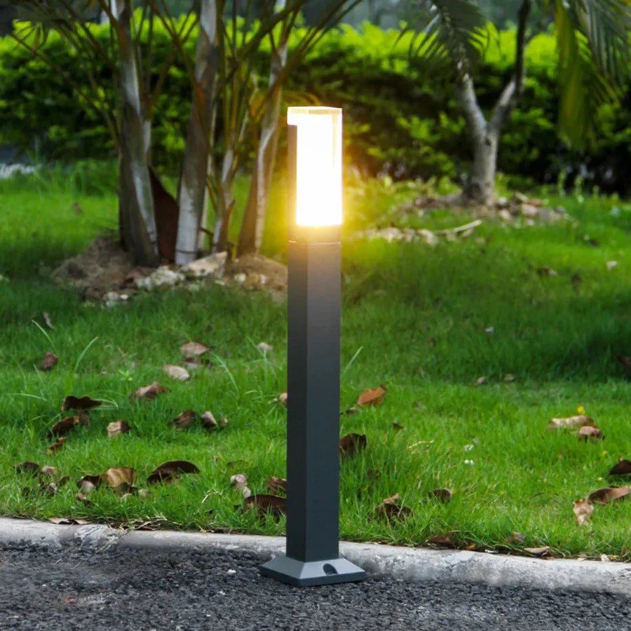 Outdoor LED lamp with motion sensor and aluminium stake - vue 6 sur 16