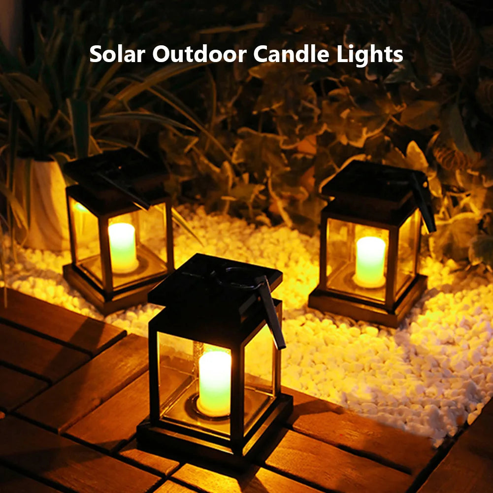 Bright solar hanging lanterns for garden and yard