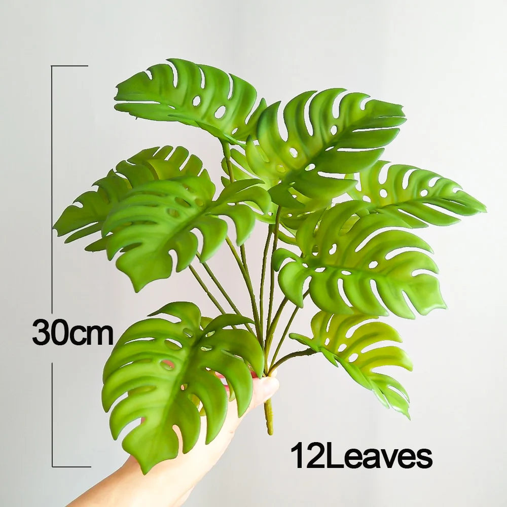 Artificial monstera plant for wall and garden decor