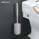 Luxury wall-mounted toilet brush quick cleaning bathroom accessories