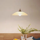 Designer glass pendant light for contemporary interiors and restaurants