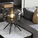 Modern nordic glass LED table lamp for night-time decoration